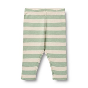 Wheat - Jersey Pants Silas, Mint Stripe